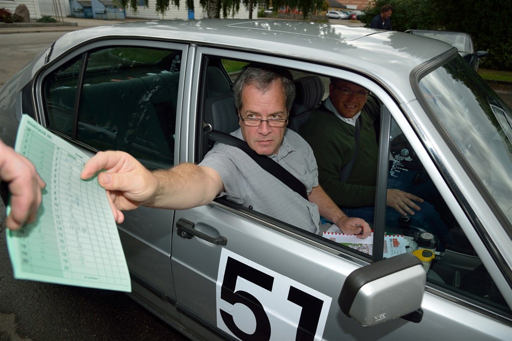 Ved tidskontrollerne får man noteret sin ankomsttid
(Foto: Michael Eisenberg)